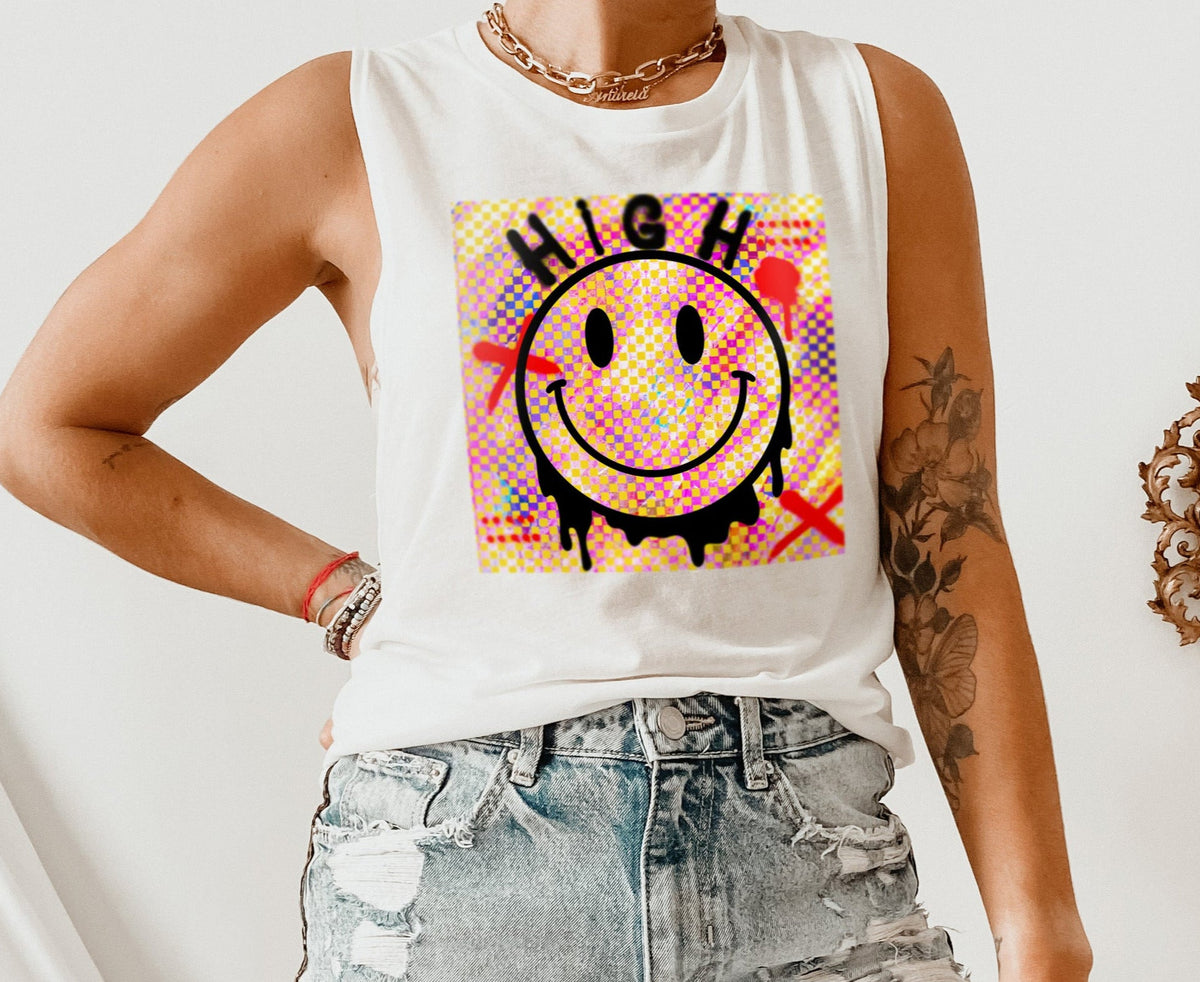 Funny Trippy festival tank top - HighCiti