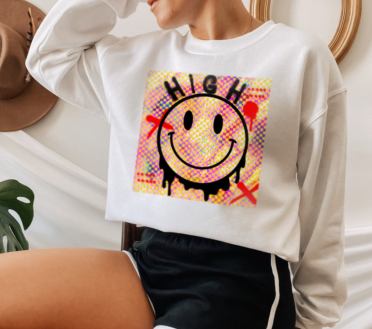Funny Trippy festival sweatshirt - HighCiti
