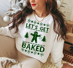 stoner christmas gingerbread Sweatshirt - HighCiti