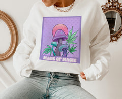 psychedelic mushroom sweatshirt - HighCiti