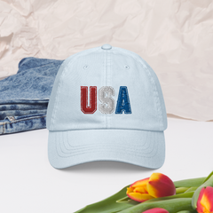 USA Pastel Baseball Hat