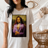White shirt with beyonce that says skrrt - HighCiti