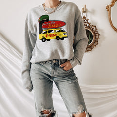 Surfer Boy Pizza Sweatshirt