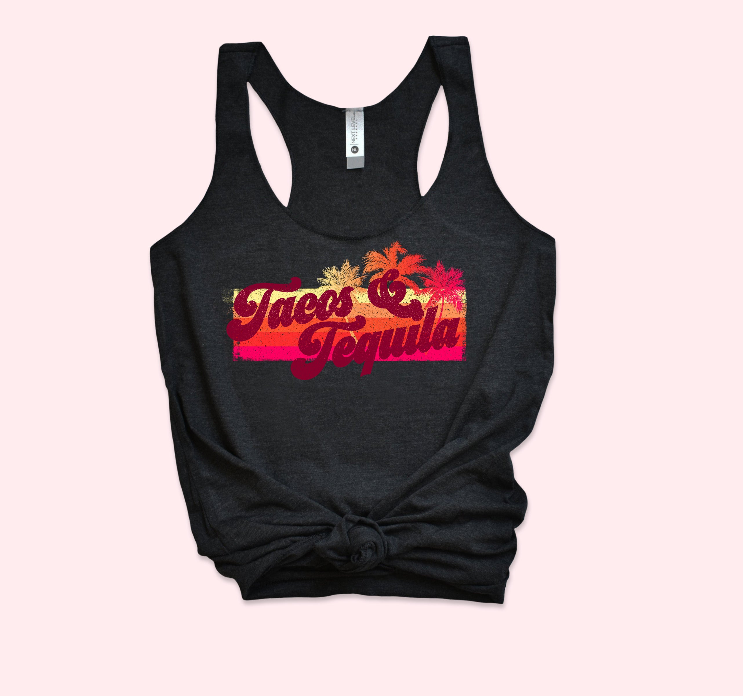 Tacos And Tequila Vintage Tank