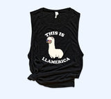 This Is llamerica Muscle Tank