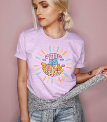 Heather lilac shirt saying this is bullshit - HighCiti