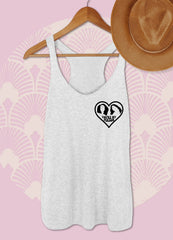 White tank with meredith grey and cristina yang that says you're my person - HighCiti
